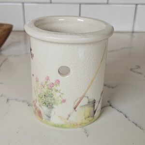 Fairycore Dainty Marjolein Ceramic Candle Warmer Burner Garden Bunny Butterflies